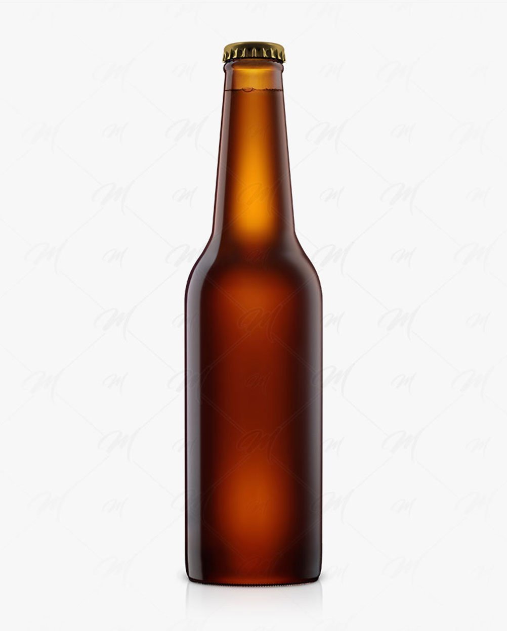 Mockup Garrafa de Cerveja PSD
