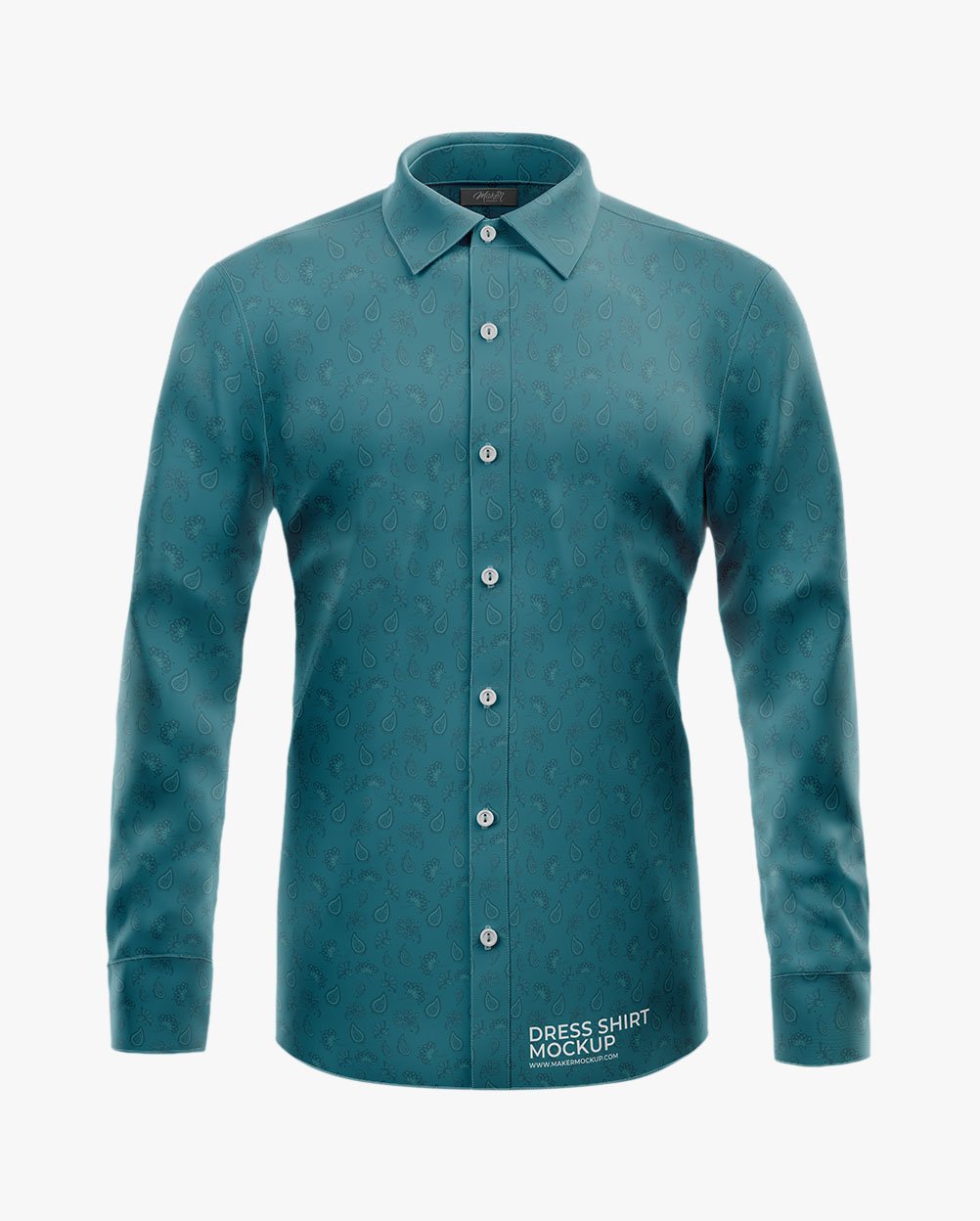 Mockup Camisa Social (Frontal) - Dress Shirt – imagem 11 Mockup Camisa Social (Frontal) - Dress Shirt – imagem 11