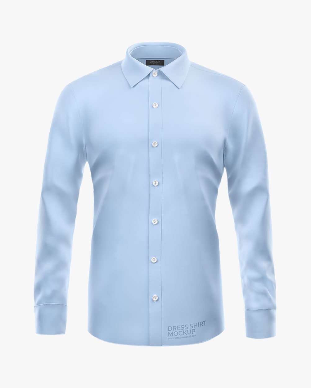 Mockup Camisa Social (Frontal) - Dress Shirt – imagem 14 Mockup Camisa Social (Frontal) - Dress Shirt – imagem 14