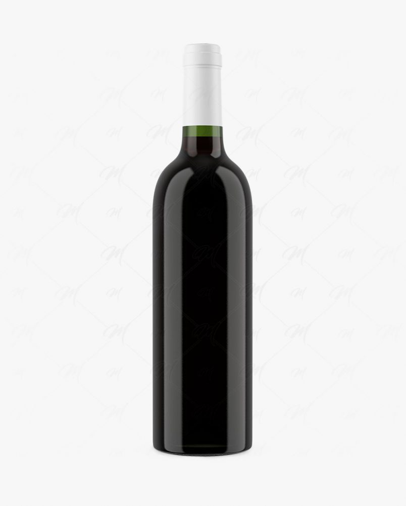 Mockup Garrafa de Vinho PSD