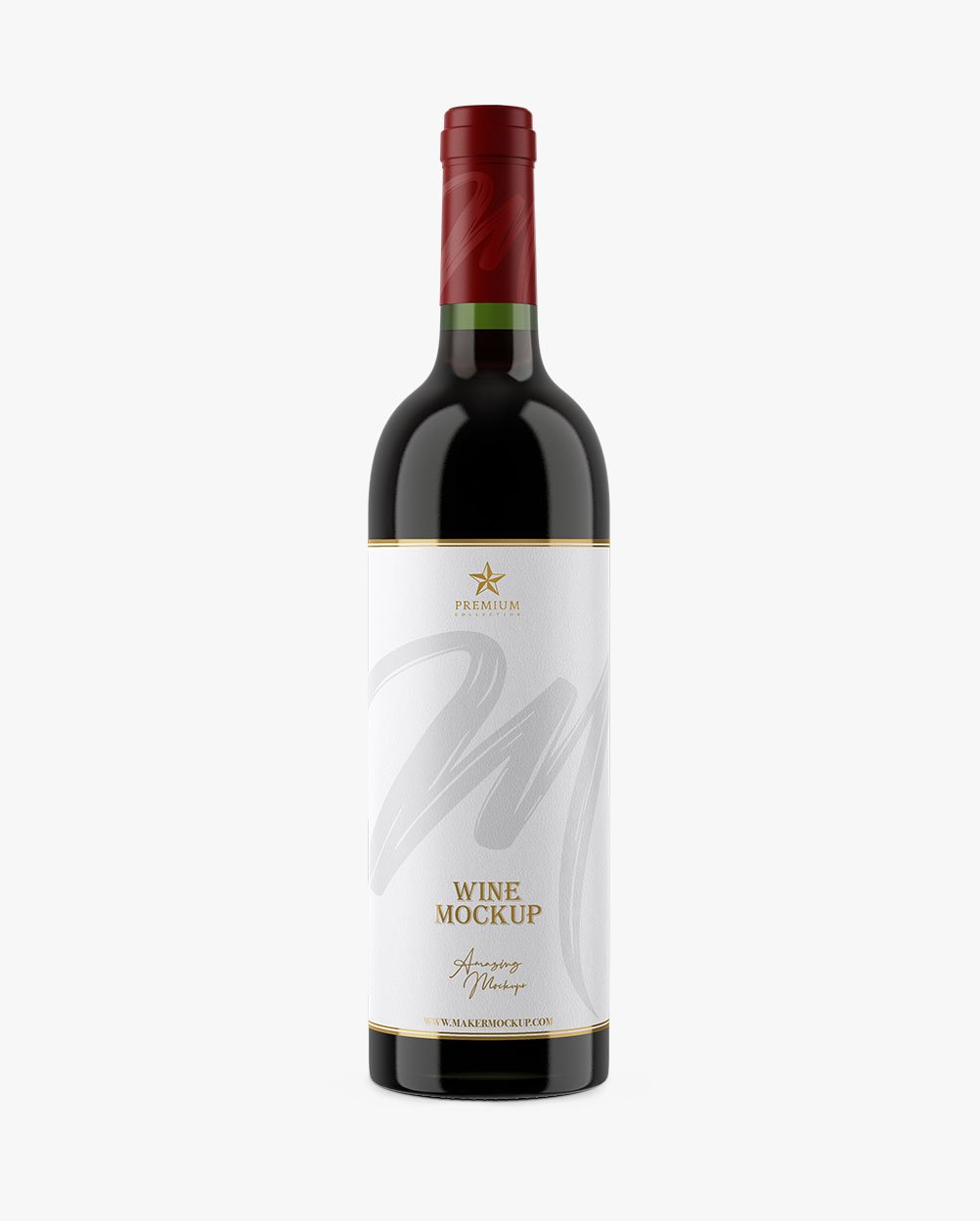 Wine Mockup - Mockup Garrafa de Vinho – imagem 5 Wine Mockup - Mockup Garrafa de Vinho – imagem 5