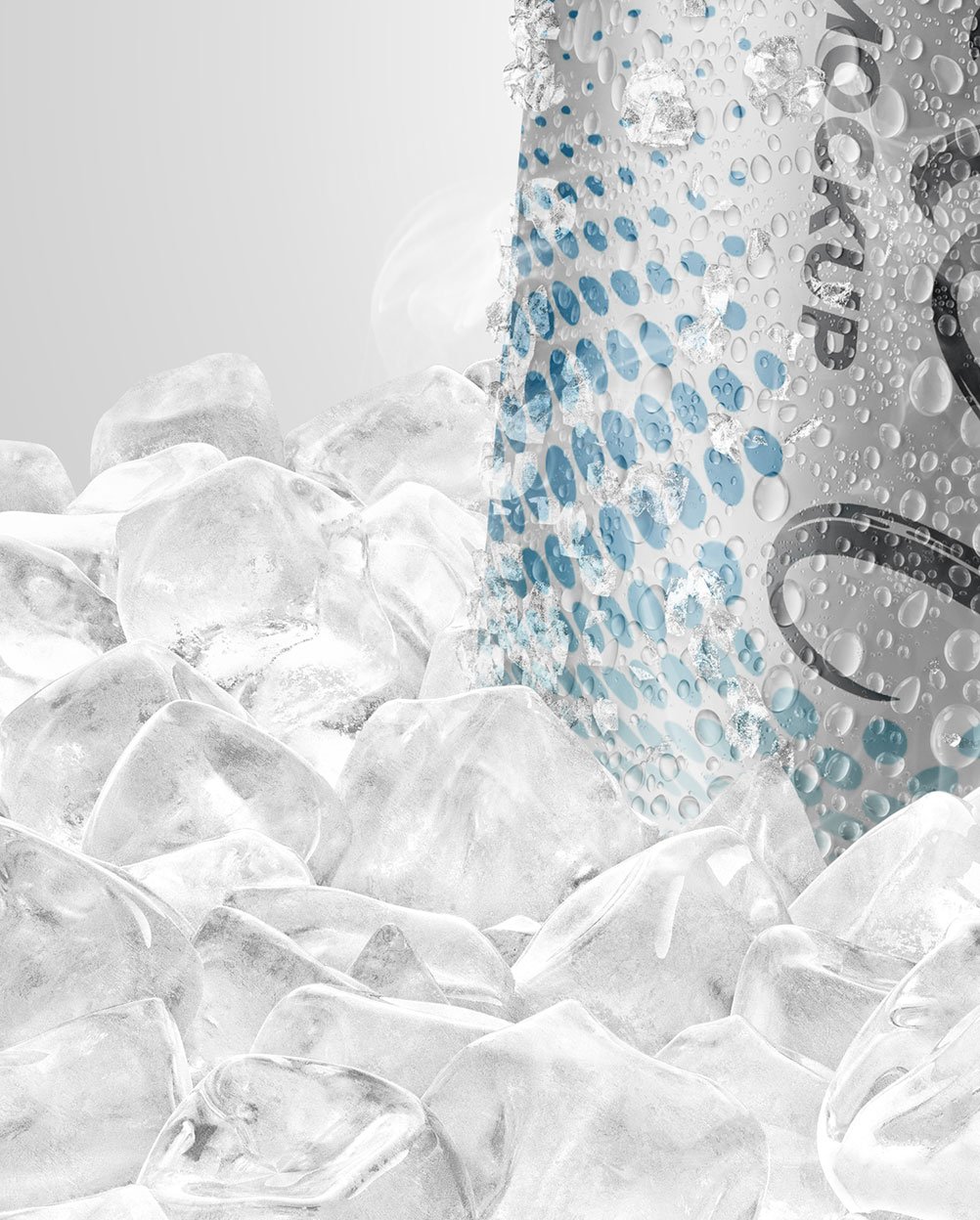 Mockup lata - Can mockup on ice – imagem 2 Mockup lata - Can mockup on ice – imagem 2