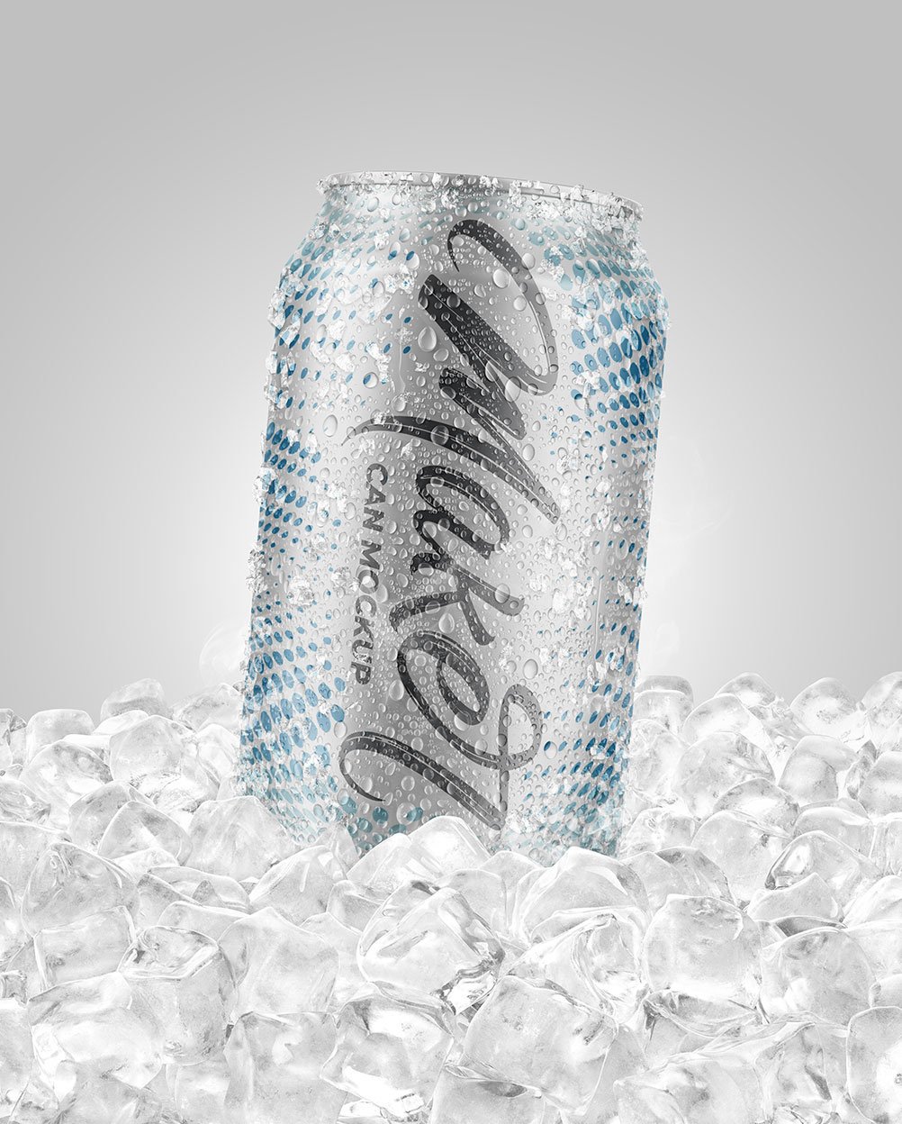 Mockup lata - Can mockup on ice – imagem 7 Mockup lata - Can mockup on ice – imagem 7