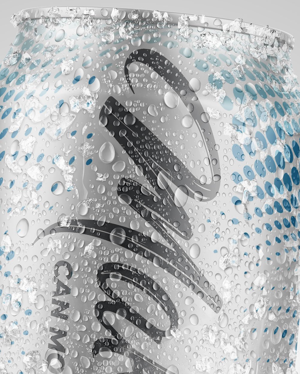 Mockup lata - Can mockup on ice – imagem 3 Mockup lata - Can mockup on ice – imagem 3