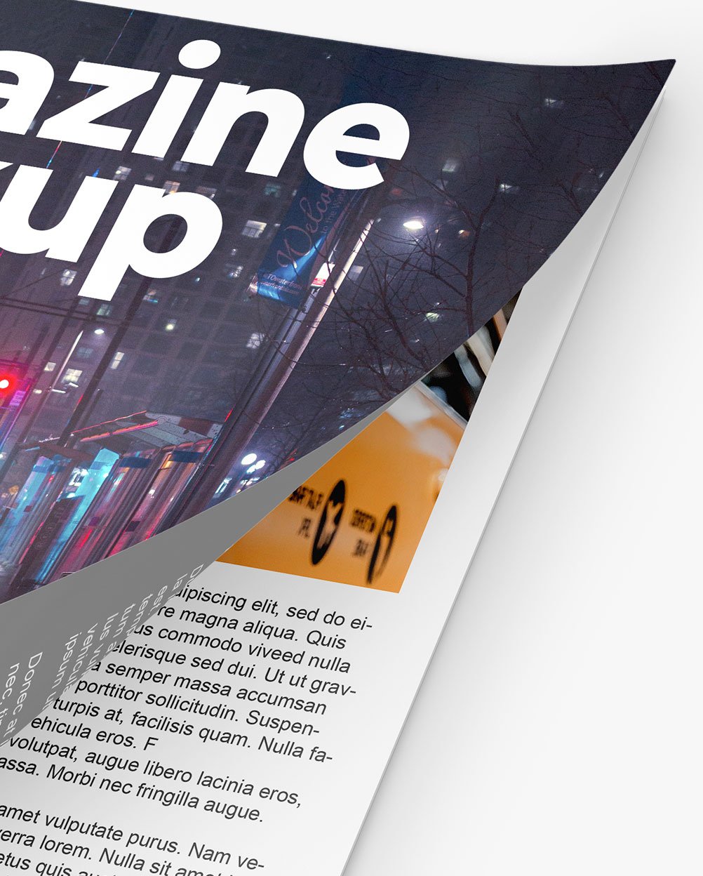 Mockup revista - Magazine – imagem 4 Mockup revista - Magazine – imagem 4