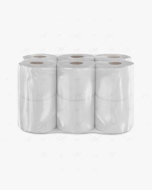 Mockup Toilet Paper Package 12 Rolls - Papel Higiênico Pacote 12 Rolos – imagem 6 Mockup Toilet Paper Package 12 Rolls - Papel Higiênico Pacote 12 Rolos – imagem 6
