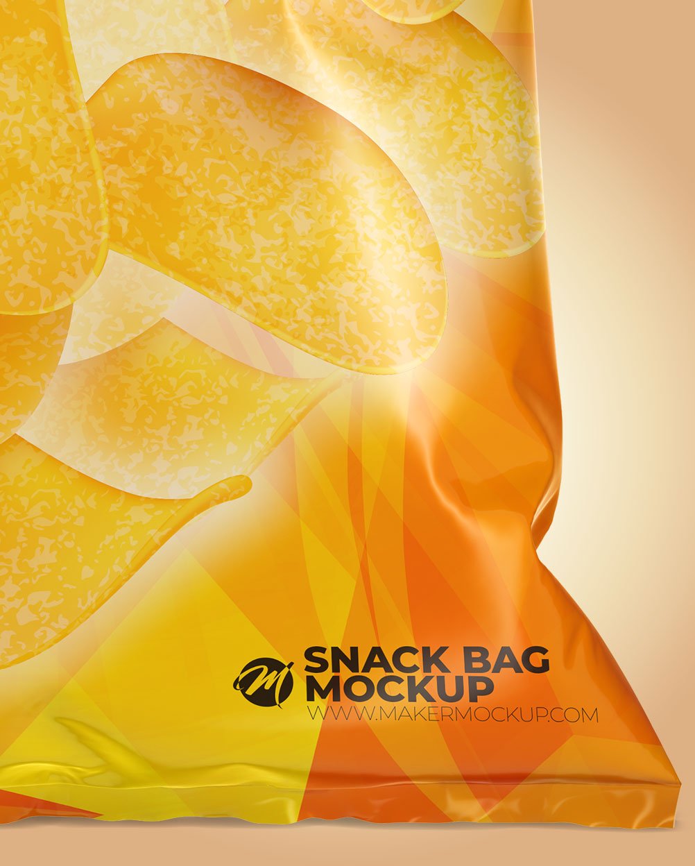 Snack Packaging Mockup Metallic – imagem 9 Snack Packaging Mockup Metallic – imagem 9
