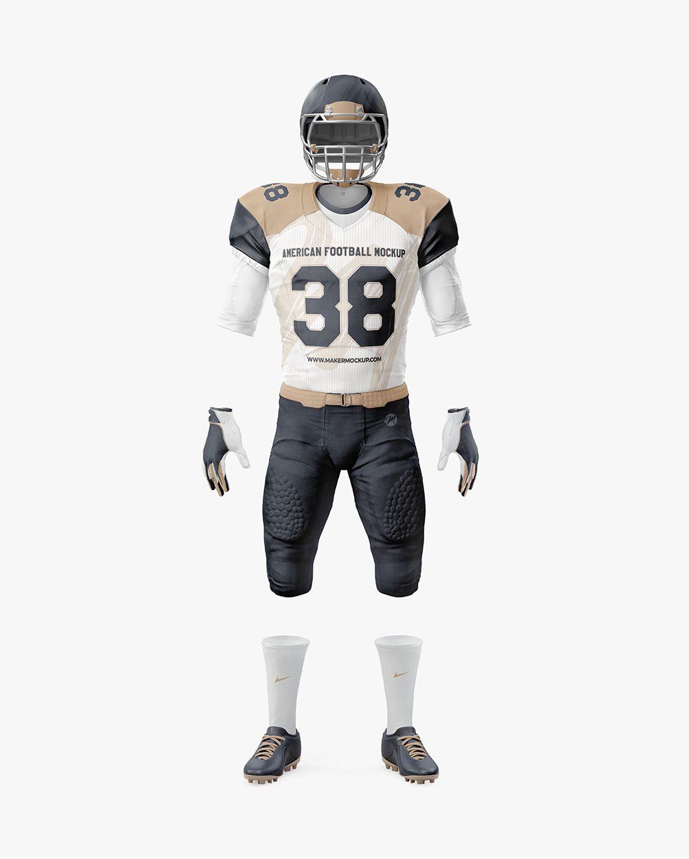 American Football Mockup - Front View – imagem 4 American Football Mockup - Front View – imagem 4