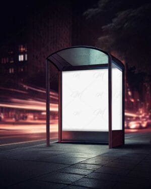 Bus Stop Mockup - Ponto de ônibus – imagem 2
