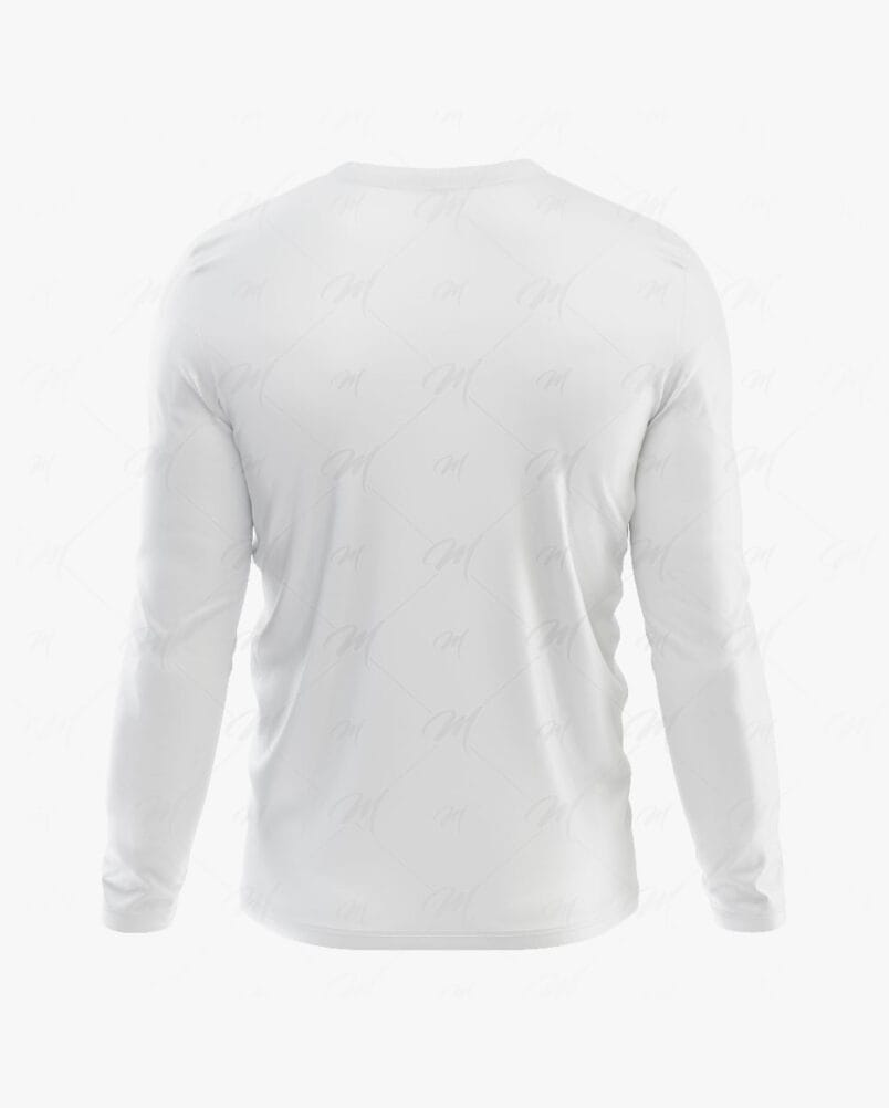 Mockup Camisa Manga Longa Costas PSD