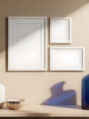 Mockup Quadros Decorativos Parede Sala PSD – imagem 39
