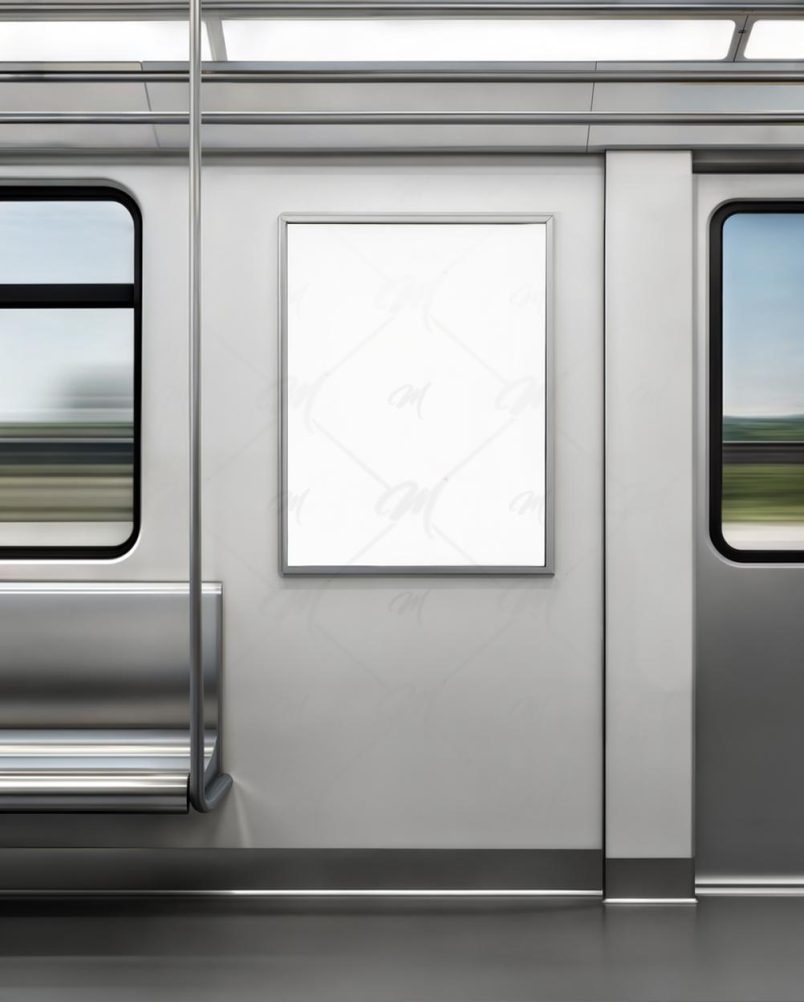 Mockup Display Metro PSD Profissional