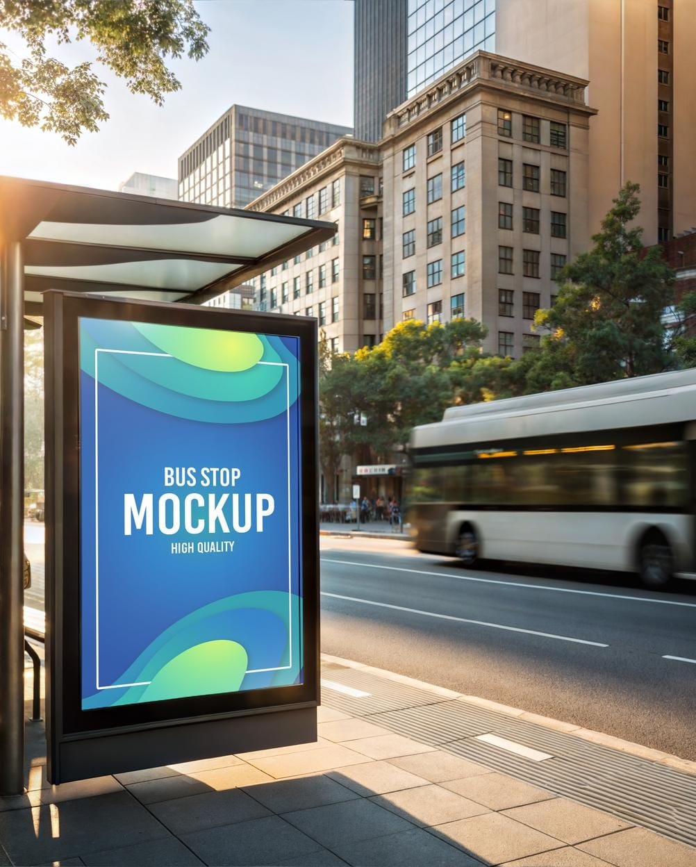 Mockup Painel Publicitário Ponto de Ônibus - Vista Frontal Mockup Mockups de Publicidade para Downlo Mockup Painel Publicitário Ponto de Ônibus - Vista Frontal Mockup Mockups de Publicidade para Download