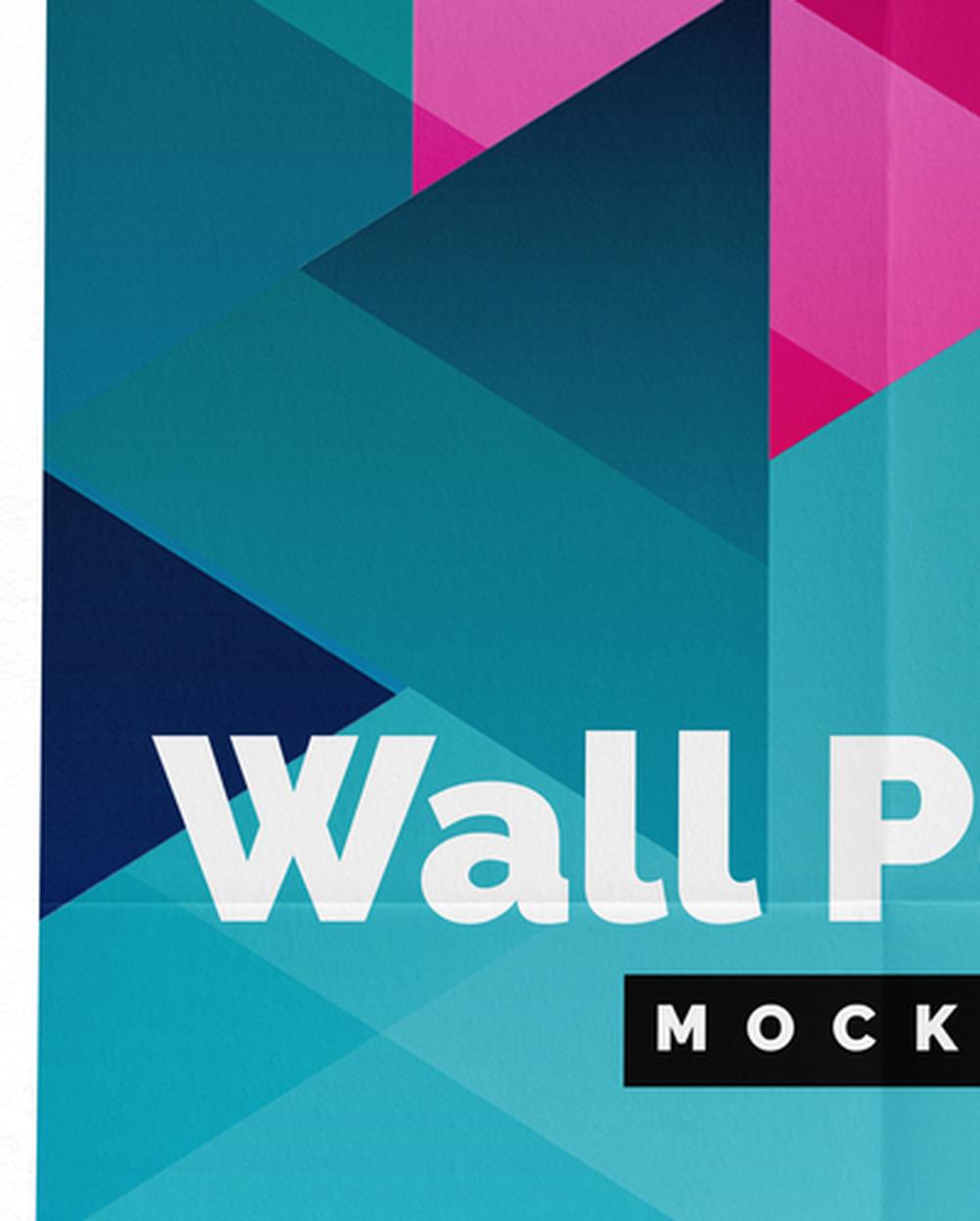 Mockup Cartaz Parede Escritório PSD Realista – detalhe 5 Mockup Cartaz Parede Escritório PSD Realista – detalhe 5