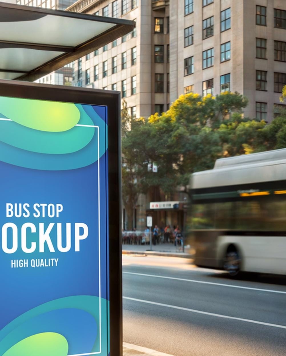 Mockup Painel Publicitário Ponto de Ônibus - Mockup Mockups de Publicidade Editável no Photoshop Mockup Painel Publicitário Ponto de Ônibus - Mockup Mockups de Publicidade Editável no Photoshop