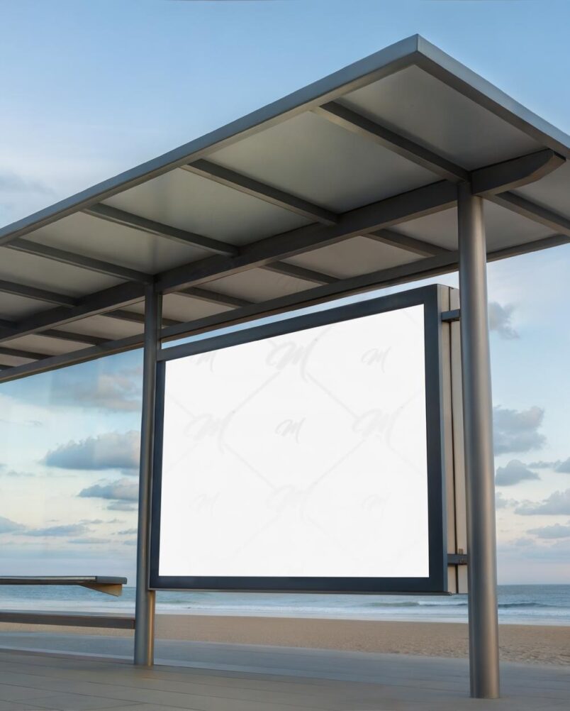 Mockup Anúncio Beira-Mar PSD