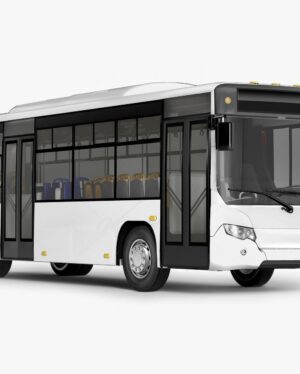 Mockup Anúncio Ônibus Urbano - Mockup PSD Mockups de Publicidade Editável