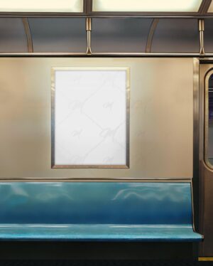 Mockup Anúncio Painel Vagão Metrô - Mockup PSD Mockups de Publicidade Editável Mockup Anúncio Painel Vagão Metrô - Mockup PSD Mockups de Publicidade Editável