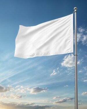 Mockup Bandeira Publicitária Céu Aberto Profissional - Mockup PSD Mockups de Publicidade Editável