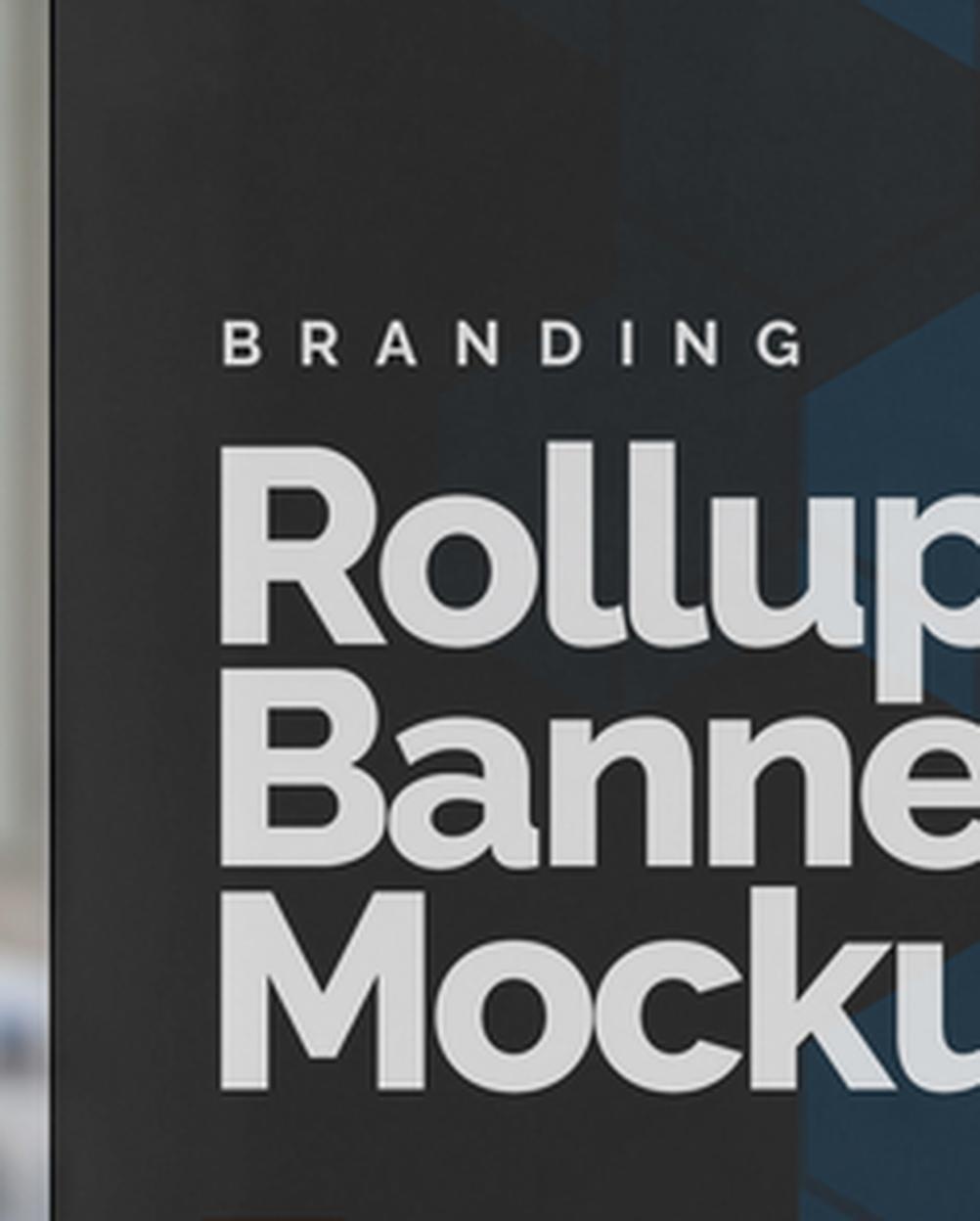 Mockup Banner Rollup Evento Comercial - Mockup Mockups de Publicidade Editável no Photoshop Mockup Banner Rollup Evento Comercial - Mockup Mockups de Publicidade Editável no Photoshop