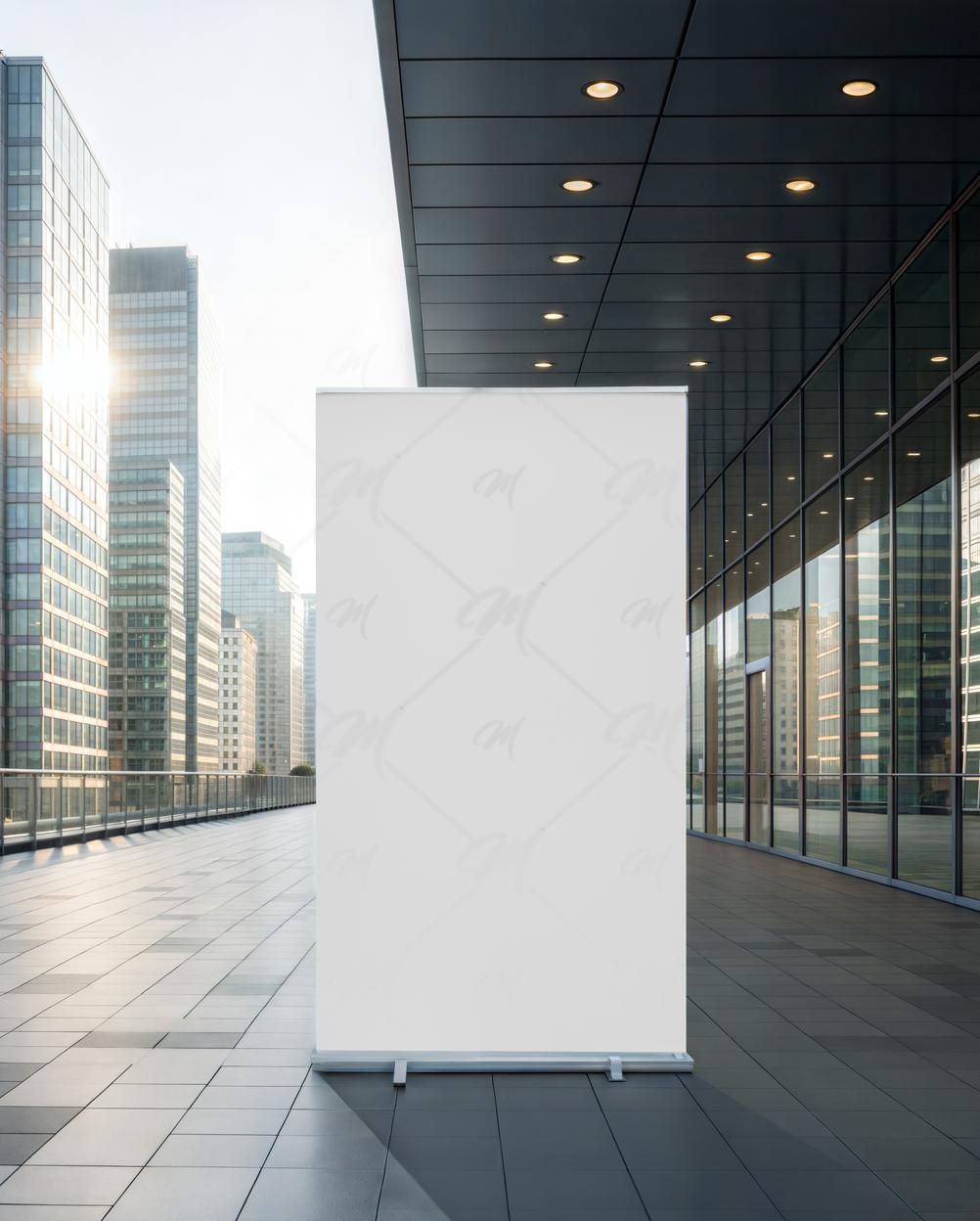 Mockup Banner Rollup Fachada Comercial - Mockup PSD Mockups de Publicidade Editável Mockup Banner Rollup Fachada Comercial - Mockup PSD Mockups de Publicidade Editável