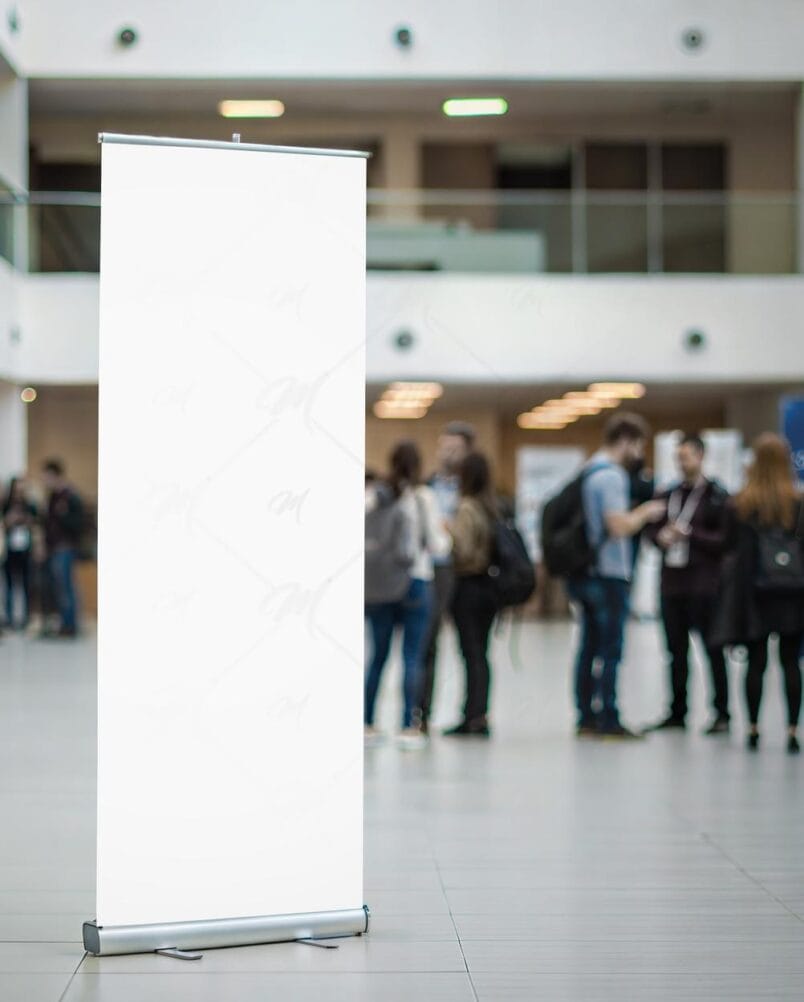 Mockup Display Feira Conferência PSD