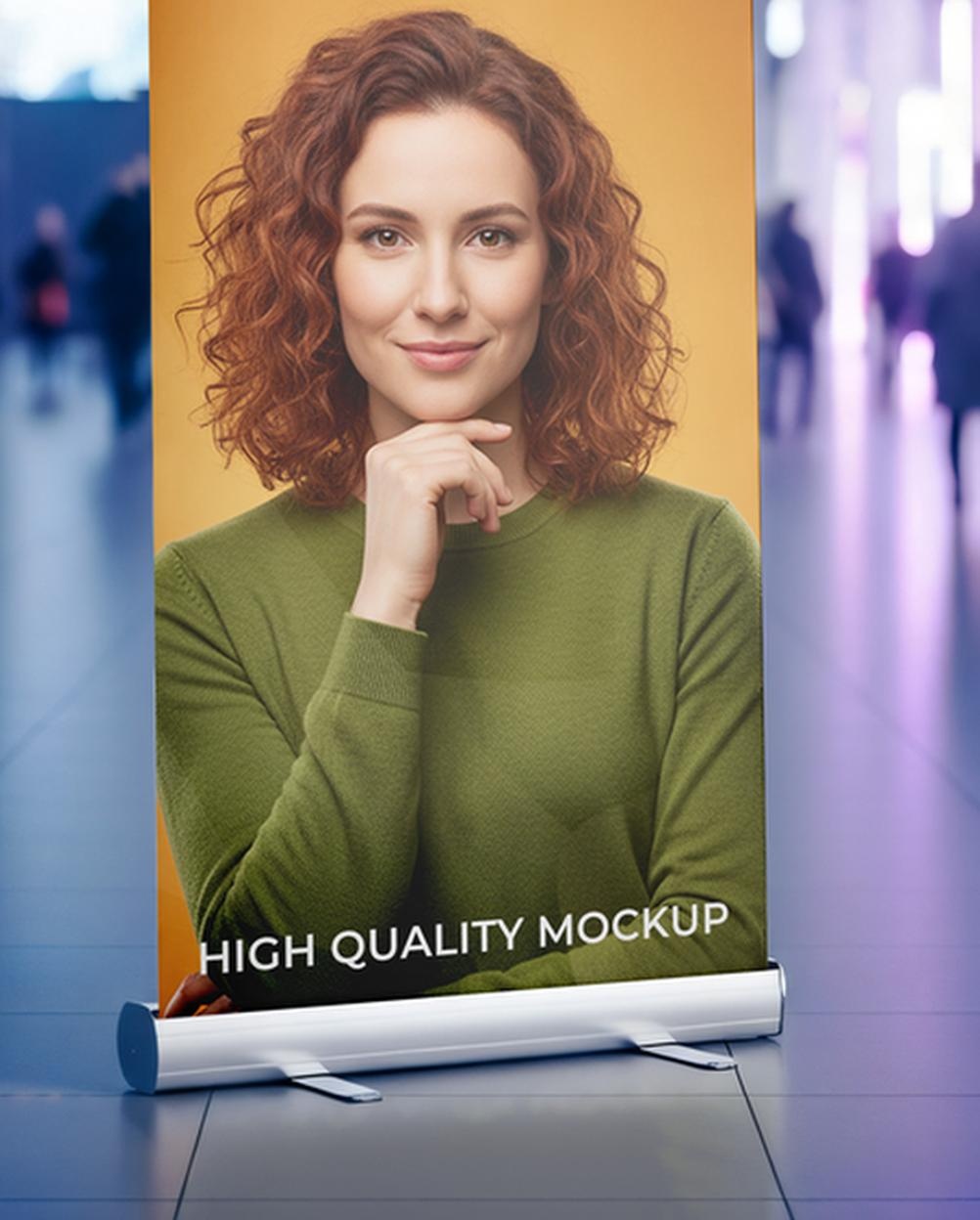 Mockup Banner Rollup Shopping Center - Preview em Alta Resolução Mockup Mockups de Publicidade Mockup Banner Rollup Shopping Center - Preview em Alta Resolução Mockup Mockups de Publicidade