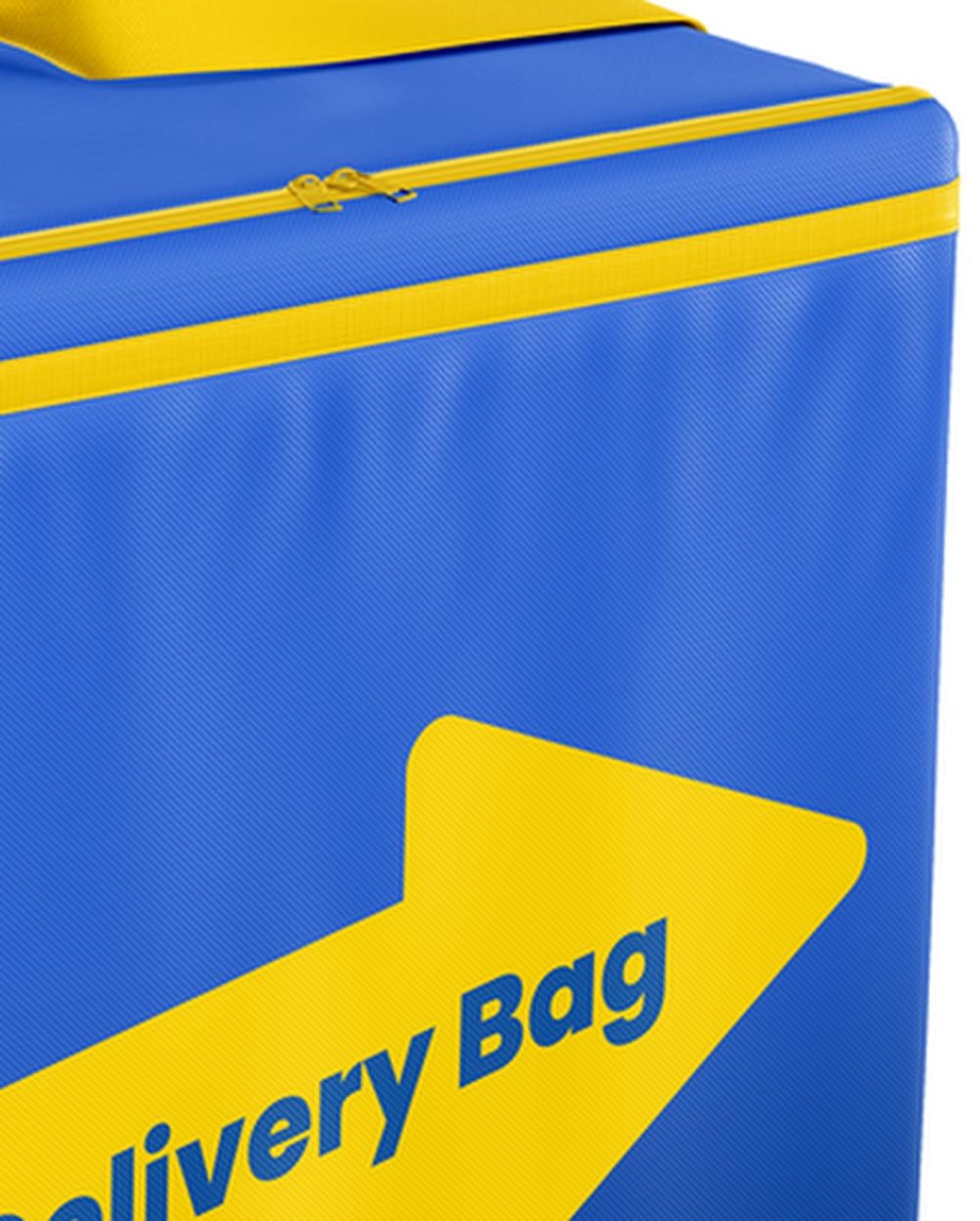 Mockup Bolsa Térmica Delivery Superfície Neutra - Apresentação de Design Mockups de Objetos PSD Mockup Bolsa Térmica Delivery Superfície Neutra - Apresentação de Design Mockups de Objetos PSD