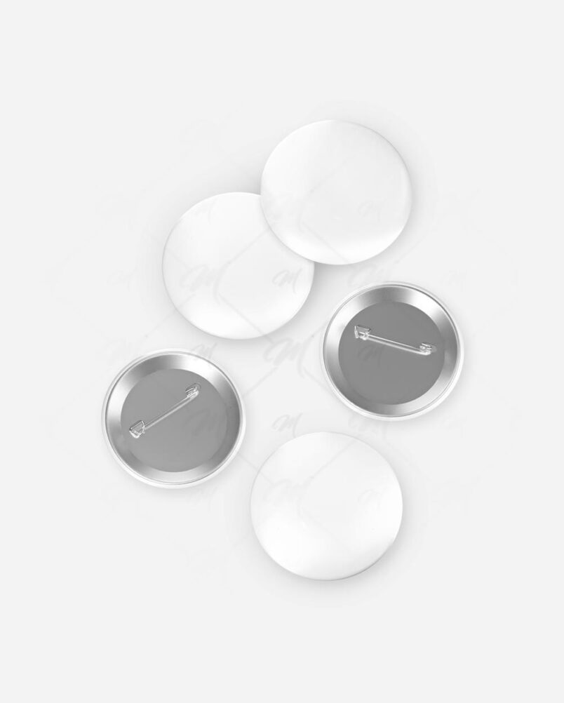 Mockup Botton Circular PSD