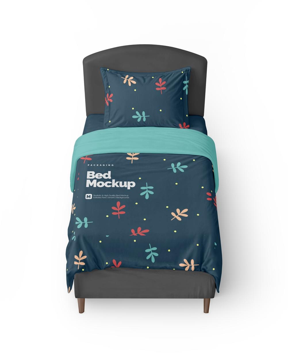 Mockup Cama Solteiro Superfície Neutra - Vista Frontal Mockup Mockups de Objetos para Download Mockup Cama Solteiro Superfície Neutra - Vista Frontal Mockup Mockups de Objetos para Download