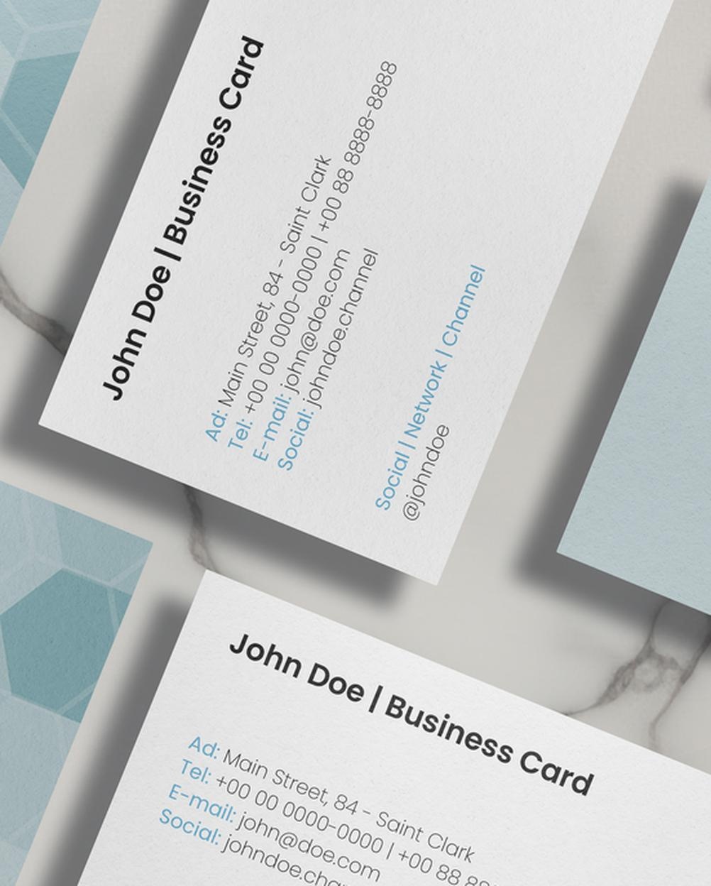 Mockup Cartão Visita Superfície Mármore - Apresentação de Design Mockups para Papelaria PSD Mockup Cartão Visita Superfície Mármore - Apresentação de Design Mockups para Papelaria PSD