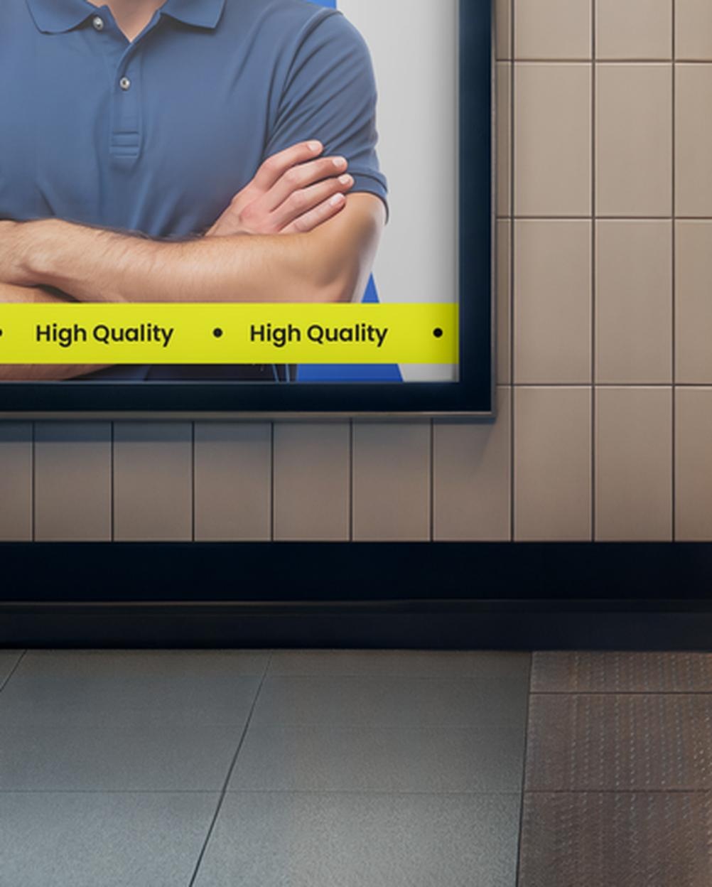 Mockup Painel Iluminado Plataforma Metrô - Perspectiva Mockup Mockups de Publicidade Download Mockup Painel Iluminado Plataforma Metrô - Perspectiva Mockup Mockups de Publicidade Download